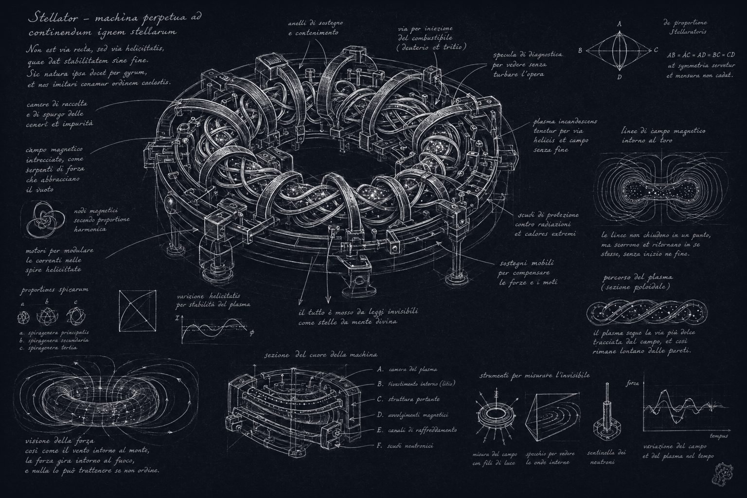 Stellarator fusion reactor